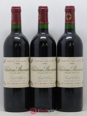 Château Branaire Ducru 4ème Grand Cru Classé  1996 - Lot of 3 Bottles