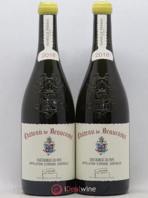 Châteauneuf-du-Pape Château de Beaucastel Jean-Pierre & François Perrin  2018 - Lot of 2 Bottles
