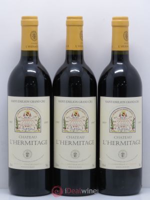 Château l'Hermitage  1997 - Lot of 3 Bottles