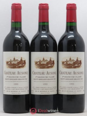 Château Ausone 1er Grand Cru Classé A  1993 - Lot of 3 Bottles