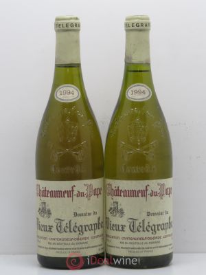 Châteauneuf-du-Pape Vieux Télégraphe (Domaine du) Vignobles Brunier  1994 - Lot of 2 Bottles