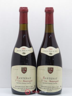 Santenay 1er Cru Beauregard Domaine Roux Père & Fils 1985 - Lot of 2 Bottles