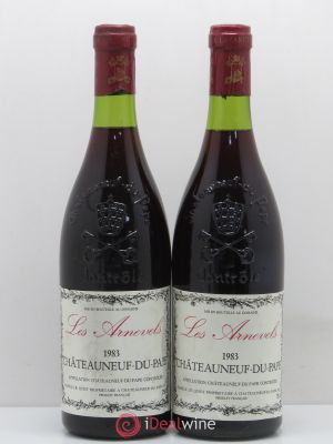 Châteauneuf-du-Pape Les Arnevels 1983 - Lot of 2 Bottles