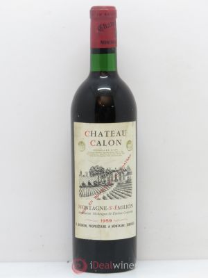 Montagne Saint-Émilion Château Calon 1959 - Lot of 1 Bottle