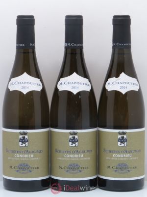 Condrieu Schistes D'Agrumes Chapoutier 2014 - Lot of 3 Bottles