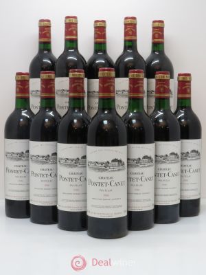 Château Pontet Canet 5ème Grand Cru Classé  1986 - Lot of 12 Bottles