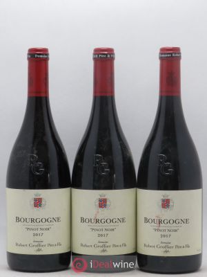 Bourgogne Robert Groffier Père & Fils (Domaine)  2017 - Lot of 3 Bottles