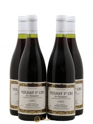 Volnay 1er Cru En Champans A. Goichot 1995 - Lot of 4 Bottles