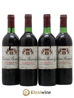 Château Bonalgue  1983 - Lot of 4 Bottles