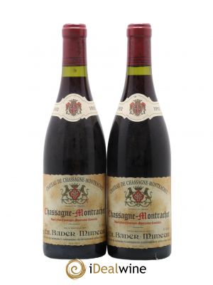 Chassagne-Montrachet Château Bader Mineur 1993 - Lot of 2 Bottles