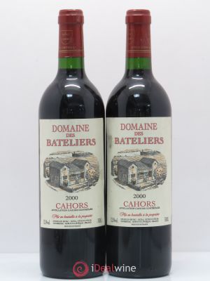 Cahors Domaine des Bateliers 2000 - Lot de 2 Bouteilles