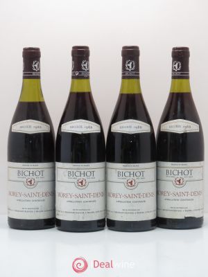 Morey Saint-Denis Albert Bichot 1988 - Lot of 4 Bottles