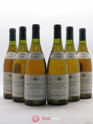 Chassagne-Montrachet 1er Cru Les Embrazées P. Pidault 1993 - Lot of 6 Bottles