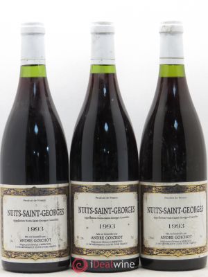 Nuits Saint-Georges Goichot 1993 - Lot of 3 Bottles