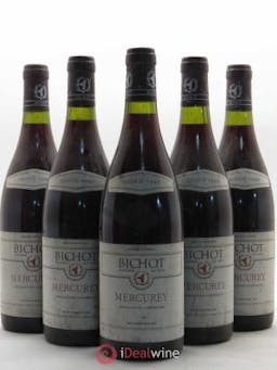 Mercurey Albert Bichot  1990 - Lot of 5 Bottles