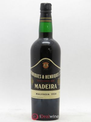 Madère Malvazia Henriquès & Henriquès 1934 - Lot of 1 Bottle