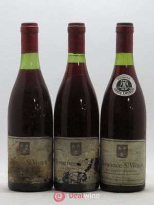 Romanée-Saint-Vivant Grand Cru Les Quatre Journaux Louis Latour  1979 - Lot of 3 Bottles