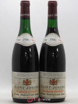 Saint-Joseph Le Grand Pompee Paul Jaboulet Aîné (sans prix de réserve) 1986 - Lot de 2 Bouteilles