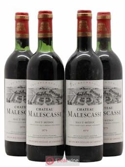 Château Malescasse Cru Bourgeois Exceptionnel  1979 - Lot of 4 Bottles