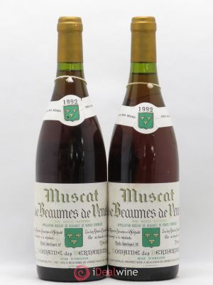 Muscat de Beaumes de Venise des Bernardins (Domaine)  1992 - Lot of 2 Bottles