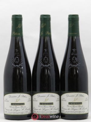 Coteaux du Layon St Lambert Ambroisie Clos des Bonnes Blanches Jo Pithon (Domaine) 50cl (no reserve) 1996 - Lot of 3 Bottles