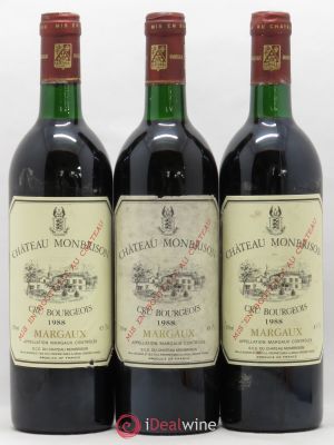 Château Monbrison  1988 - Lot of 3 Bottles