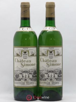 Palette Château Simone Famille Rougier  1991 - Lot of 2 Bottles