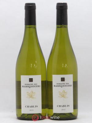 Chablis Marronniers (no reserve) 2012 - Lot of 2 Bottles
