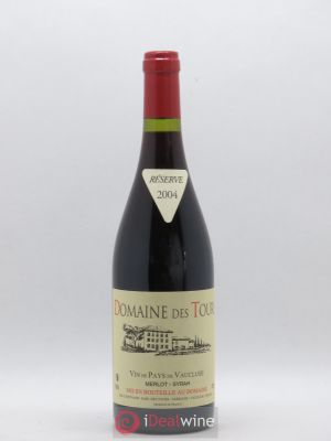 IGP Pays du Vaucluse (Vin de Pays du Vaucluse) Domaine des Tours Merlot-Syrah Domaine des Tours E.Reynaud  2004 - Lot of 1 Bottle