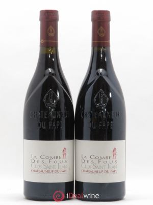 Châteauneuf-du-Pape Clos Saint-Jean La Combe des Fous Pascal et Vincent Maurel  2007 - Lot of 2 Bottles