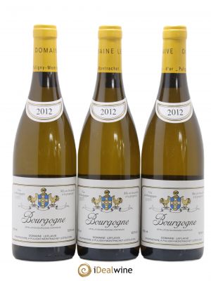 Bourgogne Leflaive (Domaine)  2012 - Lot of 3 Bottles