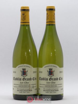 Chablis Grand Cru Les Clos Jean-Paul & Benoît Droin (Domaine)  2010 - Lot of 2 Bottles