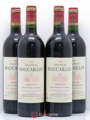 Château Maucaillou  1992 - Lot of 4 Bottles