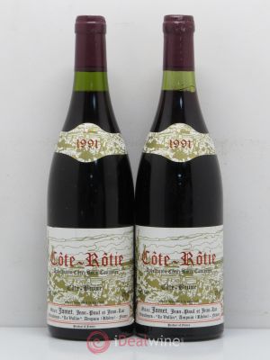 Côte-Rôtie Côte Brune Jamet  1991 - Lot of 2 Bottles