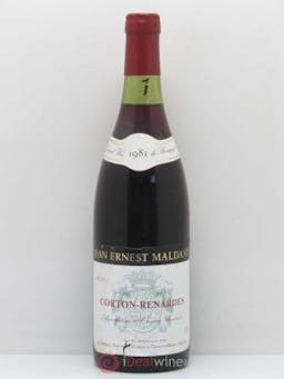 Corton Grand Cru Renardes Ernest Maldant 1981 - Lot of 1 Bottle