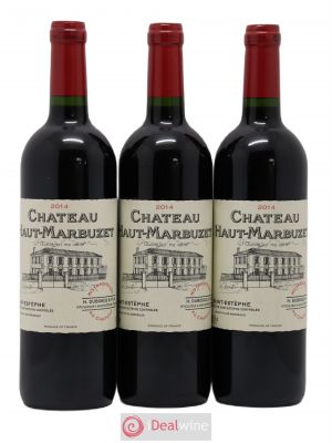 Château Haut Marbuzet  2014 - Lot of 3 Bottles