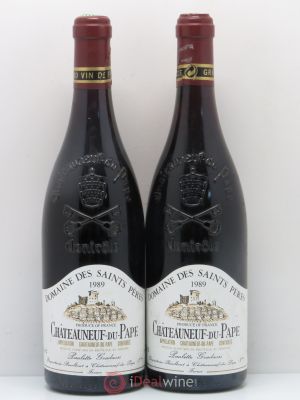 Châteauneuf-du-Pape Domaine des Saints Pères 1989 - Lot of 2 Bottles