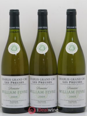 Chablis Grand Cru les Preuses William Fèvre (Domaine)  2008 - Lot of 3 Bottles