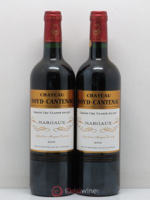 Château Boyd Cantenac 3ème Grand Cru Classé  2010 - Lot of 2 Bottles