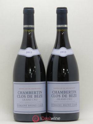 Chambertin Clos de Bèze Grand Cru Bruno Clair (Domaine)  2012 - Lot de 2 Bouteilles