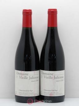 Châteauneuf-du-Pape Vieille Julienne (Domaine de la) Réservé Jean-Paul Daumen  2001 - Lot of 2 Bottles