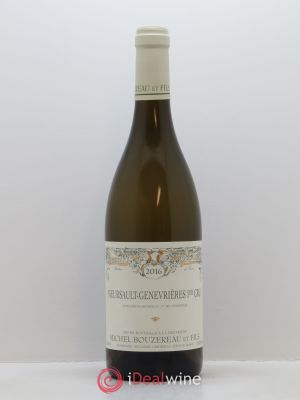 Meursault 1er Cru Les Genevrières Michel Bouzereau et Fils (Domaine)  2016 - Lot of 1 Bottle