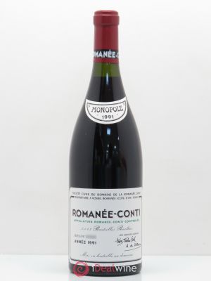Romanée-Conti Grand Cru Domaine de la Romanée-Conti  1991 - Lot of 1 Bottle