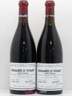 Romanée-Saint-Vivant Grand Cru Domaine de la Romanée-Conti  1994 - Lot of 2 Bottles