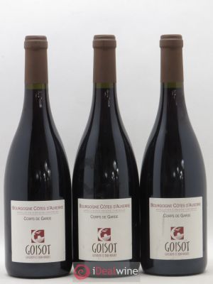 Bourgogne Côtes d'Auxerre Corps de Garde Goisot  2017 - Lot of 3 Bottles