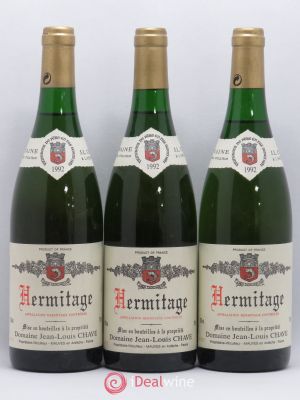 Hermitage Jean-Louis Chave  1992 - Lot of 3 Bottles