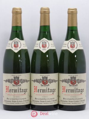 Hermitage Jean-Louis Chave  1993 - Lot of 3 Bottles