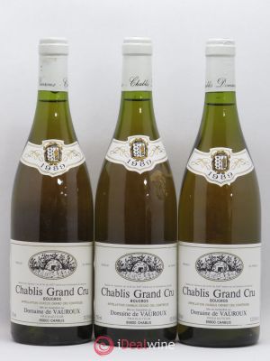 Chablis Grand Cru Bougros Domaine de Vauroux 1989 - Lot of 3 Bottles