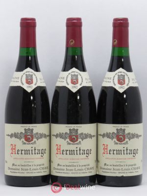 Hermitage Jean-Louis Chave  1992 - Lot of 3 Bottles