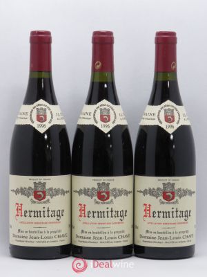 Hermitage Jean-Louis Chave  1996 - Lot of 3 Bottles